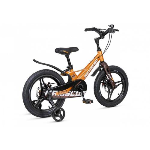 Велосипед детский Maxiscoo Space Deluxe 16 MSC-S1644D оранжевый топаз фото 4