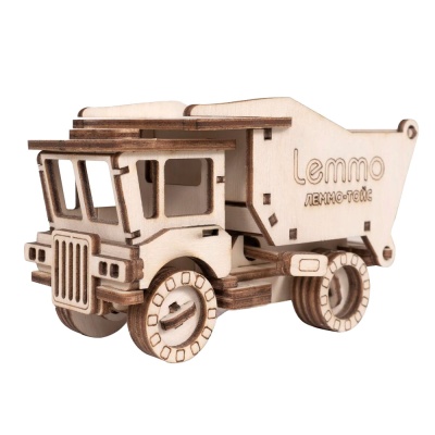 Конструктор деревянный Самосвал Сэм 43 детали Lemmo 0062 1