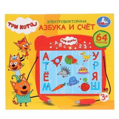 Электровикторина Три Кота Азбука и счет Умка HT969-R