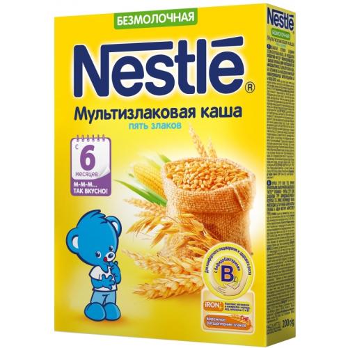 Каша безмолочная мультизлаковая Nestle (с 6 мес) 200 г