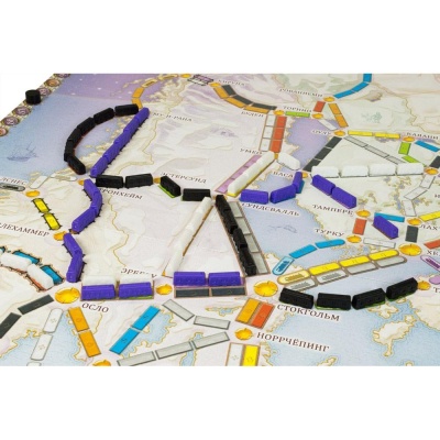 Настольная игра Ticket to Ride Северные страны Hobby World 1702