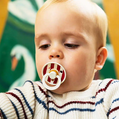 Набор пустышек латексных Studio Colour 2 шт от 6 месяцев Block Ruby Pine Mix Bibs 12022106 5