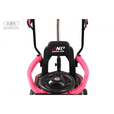 Детский электромобиль RiverToys G005GG розовый