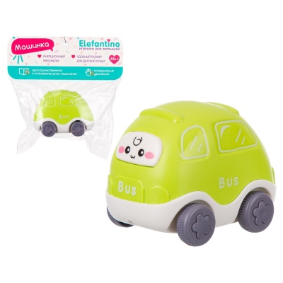 Машинка инерционная Автобус Elefantino IT108377