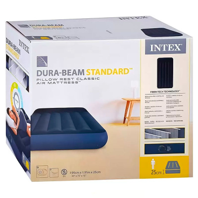Матрас надувной Pillow Rest Classic Airbed INTEX 64146ND 4
