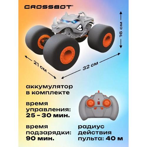 Машинка на радиоуправлении Монстр Носорог HomeWheel Crossbot 870955 фото 4