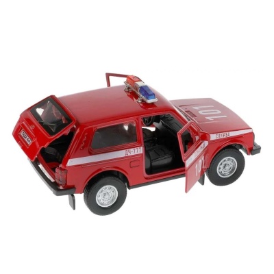 Игровой набор Пожарно-спасательная часть Технопарк GARAGE-22SL1XCAR-FIR2