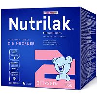 Смесь молочная Nutrilak Premium 2 1050г с 6 месяцев