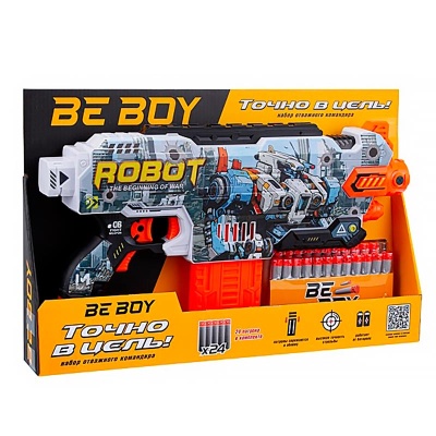 Автомат Робот 24 софт патрона BeBoy IT109766 4