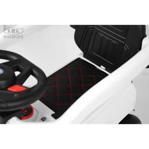 Детский электромобиль RiverToys G008GG-A белый фото 15