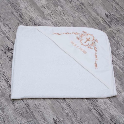 Крестильная пеленка с Крестом махровая Clariss 5