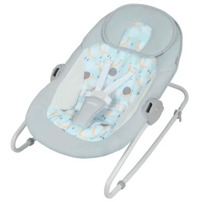 Электронные качели Fresh 0-15 кг 12 мелодий 5 скоростей Indigo голубой 5 Электронные качели Fresh 0-15 кг 12 мелодий 5 скоростей Indigo голубой 5