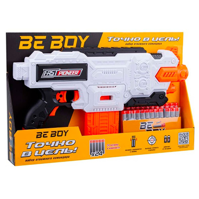Игрушка Автомат 24 софт-патрона BeBoy IT109770
