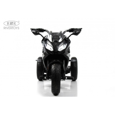 Детский электротрицикл RiverToys Z333ZZ чёрный 02
