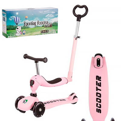 Самокат трансформер с ручкой управления Slider IT49P 5