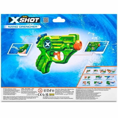 Водный бластер X-Shot Water Nano Drencher 4 штуки в наборе Zuru 5645X 2