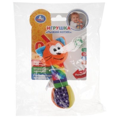 Погремушка Рыжий котик Умка RSD-C Погремушка Рыжий котик Умка RSD-C