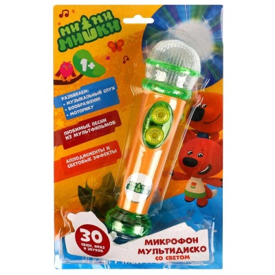 Интерактивная игрушка Микрофон Ми-ми-мишки Умка HT834-R8
