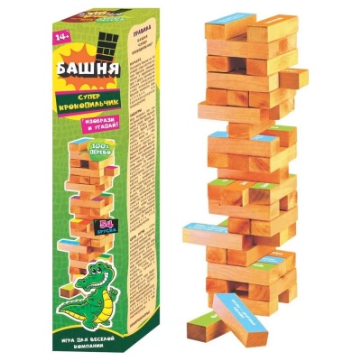 Игра Башня Супер Крокодильчик Наша игрушка 20013 5