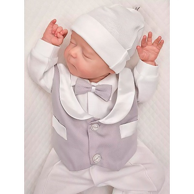 Комплект на выписку для мальчика Наследникъ 218-030-СК 3