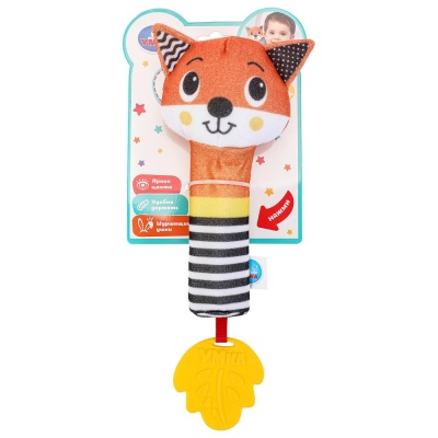 Погремушка пищалка Лиса Умка UM-LIS-24 (250)
