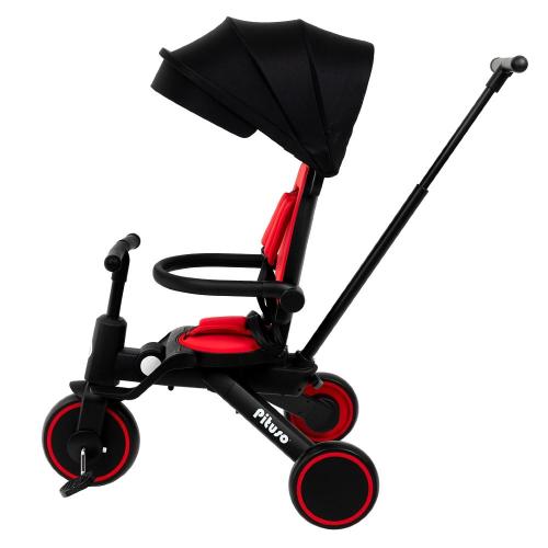 Велосипед трёхколёсный Pituso Leve Pro T8-Red красный фото 3