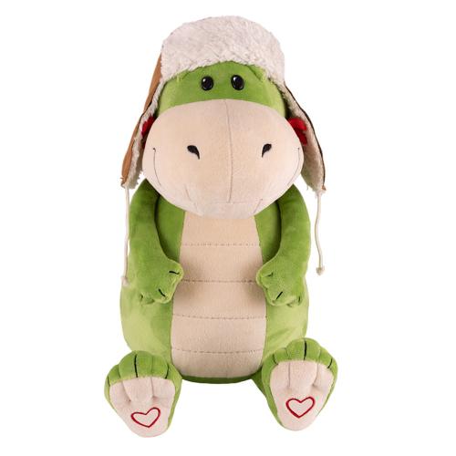 Мягкая игрушка Дракон Гарольд в ушанке, 25 см MaxiToys MT-MRT012312-2-25