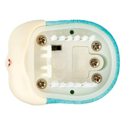 Интерактивная игрушка Хомячок флокированный Хома Дома 1toy Т24309 голубой 2