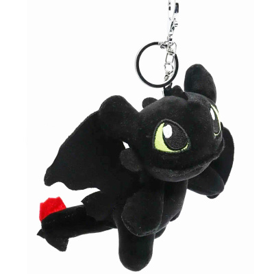 Брелок мягкий Люкс Беззубик TT2884 чёрный 2
