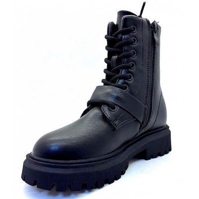 Ботинки для девочки Keddo 956465/09-01 черные 2