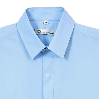 Рубашка школьная для мальчика Deloras C71494S-25 голубая 2