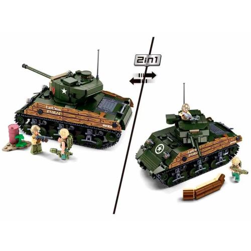 Конструктор Танк 2 715 деталей Sluban M38-B1110 фото 2