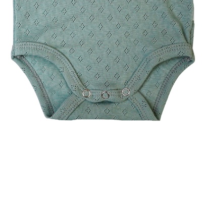 Боди-футболка Ажурная рибана Чуди Кидс 129124 светлая полынь 04