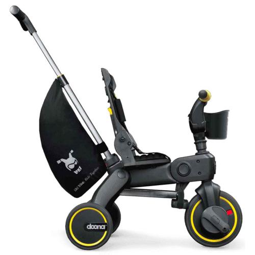 Велосипед Liki Trike трехколесный складной Doona S5 Nitro Black фото 2