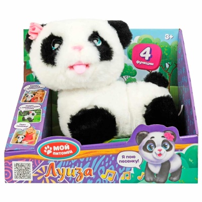 Интерактивная Панда Луиза 22 см озвученная My Friends JX-14273 4