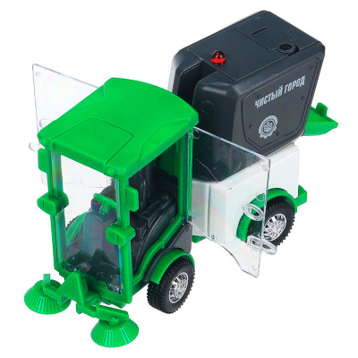 Игрушка металлическая Уборочная машинка Технопарк VACCAR-11-GN 2