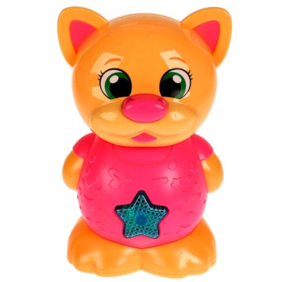 Развивающая игрушка Весёлый котёнок Умка HT1093-R