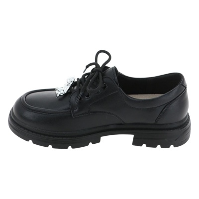 Полуботинки школьные Baden KPA004-110 чёрный 04