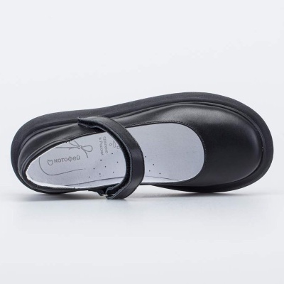 Туфли школьные Котофей 532328-21 чёрный 04