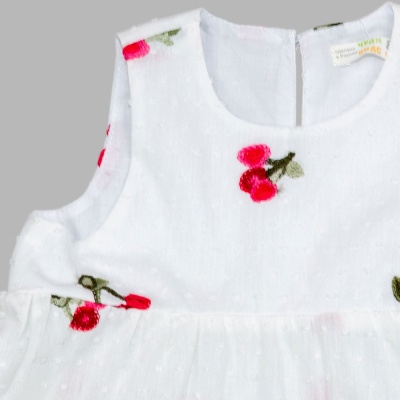 Платье Вишни Чуди Кидс 349625 Ц2-1 белый 02 Платье Вишни Чуди Кидс 349625 Ц2-1 белый 02