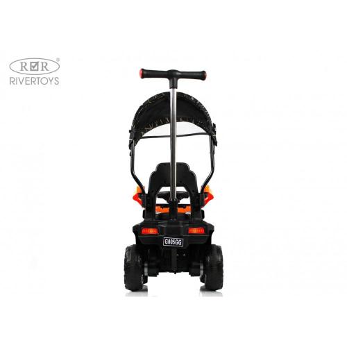 Детский электромобиль RiverToys G005GG оранжевый фото 12