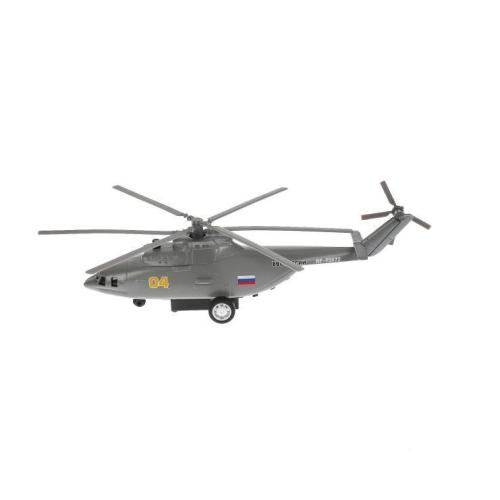 Игрушка металлическая Вертолет транспортный Технопарк COPTER-20SL-GY фото 3