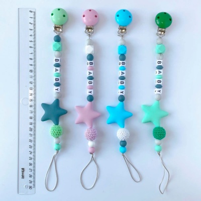 Держатель силиконовый для пустышки Звездочка Uviton 0602 4