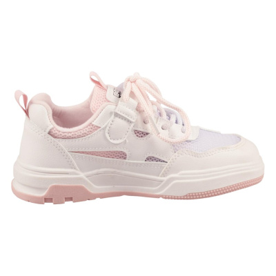 Кеды школьные Baden KAC081-010 бело-розовый 03