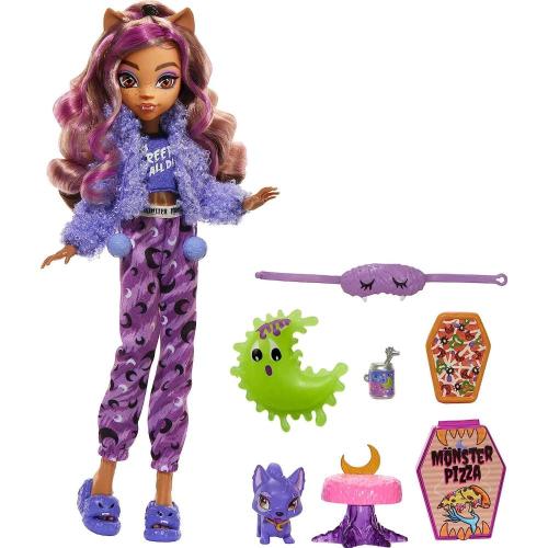 Кукла Monster High Клодин Вульф Пижамная вечеринка Mattel HKY67