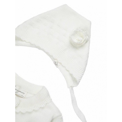 Комплект Очарование комбинезон и шапочка Наследникъ НВ-МТ-003-ЭК экрю 6-9 месяцев 4