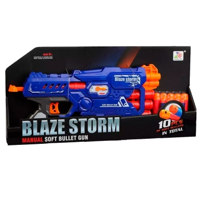 Бластер с мягкими пулями Blaze Storm Наша Игрушка ZC7097 04