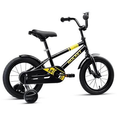 Велосипед двухколёсный 14 Rocket Gloss 14.GLOSS.BK.25 чёрный 03