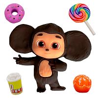 Фигурка Чебурашка 6 см черничный пончик коллекция Кино Funky Toys CHE2405-1