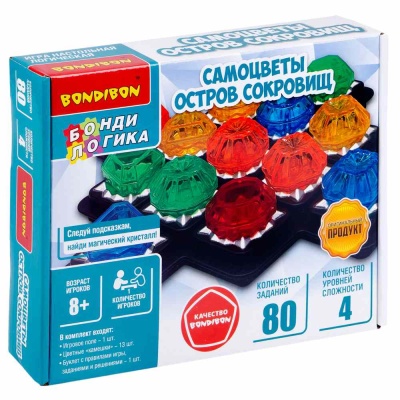 Настольная игра Самоцветы Остров сокровищ Bondibon ВВ6204